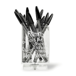 Family Quotes and Sayings Acrylic Pen Holder