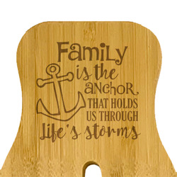 Family Quotes and Sayings Bamboo Salad Mixing Hand