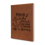 Family Quotes and Sayings Leatherette Journal - Double Sided (Personalized)