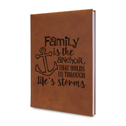 Family Quotes and Sayings Leatherette Journal (Personalized)