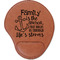 Family Quotes and Sayings Cognac Leatherette Mouse Pads with Wrist Support - Flat