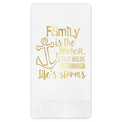 Family Quotes and Sayings Guest Napkins - Foil Stamped