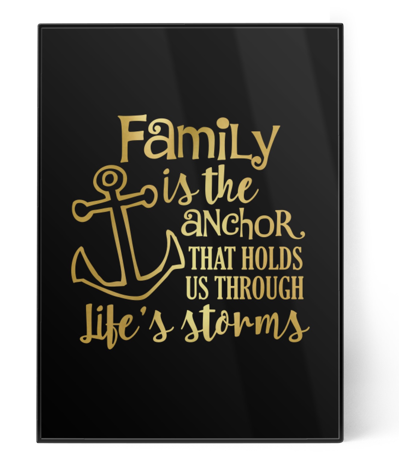  Family  Quotes  and Sayings  Foil Print  Personalized 