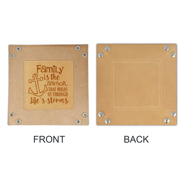 Family Quotes and Sayings Genuine Leather Valet Trays - APPROVAL