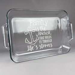 Family Quotes and Sayings Glass Baking and Cake Dish