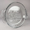 Family Quotes and Sayings Glass Pie Dish - FRONT