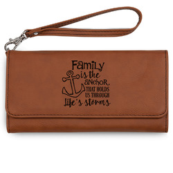 Family Quotes and Sayings Ladies Leatherette Wallet - Laser Engraved