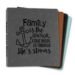 Family Quotes and Sayings Leather Binder - 1"