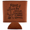 Family Quotes and Sayings Leatherette Can Sleeve - Flat