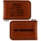 Family Quotes and Sayings Leatherette Magnetic Money Clip - Front and Back