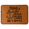 Family Quotes and Sayings Leatherette Patches - Rectangle