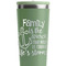 Family Quotes and Sayings Light Green RTIC Everyday Tumbler - 28 oz. - Close Up