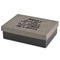 Family Quotes and Sayings Medium Gift Box with Engraved Leather Lid - Front/main