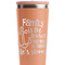 Family Quotes and Sayings Peach RTIC Everyday Tumbler - 28 oz. - Close Up