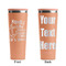Family Quotes and Sayings Peach RTIC Everyday Tumbler - 28 oz. - Front and Back