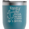 Family Quotes and Sayings RTIC Tumbler - Dark Teal - Close Up