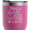 Family Quotes and Sayings RTIC Tumbler - Magenta - Close Up