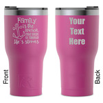 Family Quotes and Sayings RTIC Tumbler - Magenta - Laser Engraved - Double-Sided