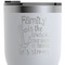 Family Quotes and Sayings RTIC Tumbler - White - Close Up