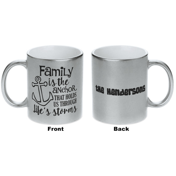 Family Quotes and Sayings Silver Mug - Approval