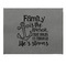 Family Quotes and Sayings Small Engraved Gift Box with Leather Lid - Approval