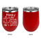 Family Quotes and Sayings Stainless Wine Tumblers - Red - Single Sided - Approval