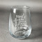 Family Quotes and Sayings Stemless Wine Glass - Engraved
