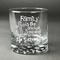 Family Quotes and Sayings Whiskey Glass - Front/Approval