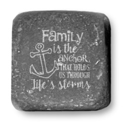 Family Quotes and Sayings Whiskey Stone Set - Set of 3