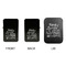 Family Quotes and Sayings Windproof Lighters - Black, Double Sided, w Lid - APPROVAL
