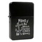 Family Quotes and Sayings Windproof Lighters - Black - Front/Main