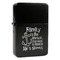 Family Quotes and Sayings Windproof Lighter - Black - Single Sided