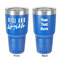Glitter / Sparkle Quotes and Sayings 30 oz Stainless Steel Tumbler - Royal Blue - Double-Sided