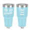 Glitter / Sparkle Quotes and Sayings 30 oz Stainless Steel Tumbler - Teal - Double-Sided