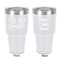 Glitter / Sparkle Quotes and Sayings 30 oz Stainless Steel Ringneck Tumbler - White - Double Sided - Front & Back