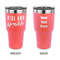 Glitter / Sparkle Quotes and Sayings 30 oz Stainless Steel Ringneck Tumblers - Coral - Double Sided - APPROVAL