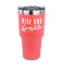 Glitter / Sparkle Quotes and Sayings 30 oz Stainless Steel Ringneck Tumblers - Coral - FRONT