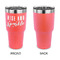 Glitter / Sparkle Quotes and Sayings 30 oz Stainless Steel Ringneck Tumblers - Coral - Single Sided - APPROVAL