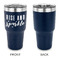 Glitter / Sparkle Quotes and Sayings 30 oz Stainless Steel Ringneck Tumblers - Navy - Single Sided - APPROVAL