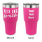 Glitter / Sparkle Quotes and Sayings 30 oz Stainless Steel Ringneck Tumblers - Pink - Double Sided - APPROVAL