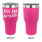 Glitter / Sparkle Quotes and Sayings 30 oz Stainless Steel Ringneck Tumblers - Pink - Single Sided - APPROVAL
