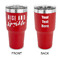 Glitter / Sparkle Quotes and Sayings 30 oz Stainless Steel Tumbler - Red - Double Sided