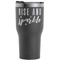 Glitter / Sparkle Quotes and Sayings Black RTIC Tumbler (Front)