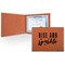 Glitter / Sparkle Quotes and Sayings Cognac Leatherette Diploma / Certificate Holders - Front only - Main