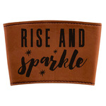 Glitter / Sparkle Quotes and Sayings Leatherette Cup Sleeve