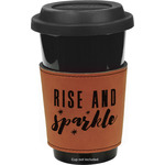 Glitter / Sparkle Quotes and Sayings Leatherette Cup Sleeve - Double Sided