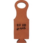 Glitter / Sparkle Quotes and Sayings Leatherette Wine Tote