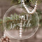 Glitter / Sparkle Quotes and Sayings Engraved Glass Ornaments - Round-Main Parent