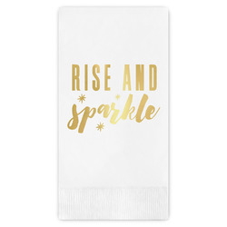 Glitter / Sparkle Quotes and Sayings Guest Napkins - Foil Stamped