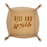Glitter / Sparkle Quotes and Sayings Genuine Leather Dice Tray
